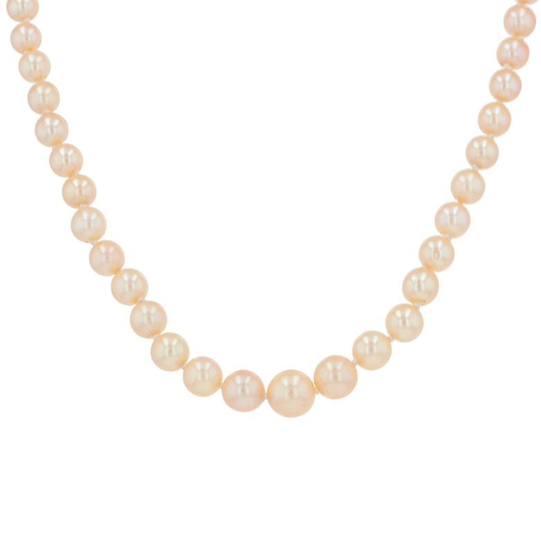 Acheter Collier vintage perles de culture or jaune 20.39g Comme neuf - 750,00 € Collier vintage perles de culture or jaune 20.39g Comme neuf - reconditionné disponible sur Gemme Les Bijoux